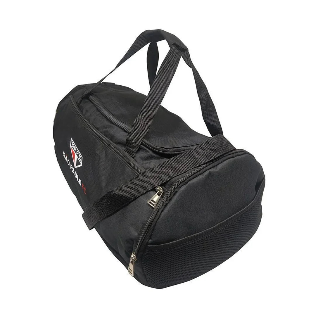 Bolsa Mochila Esportiva para Viagem Treino do São Paulo Ofc - Preto